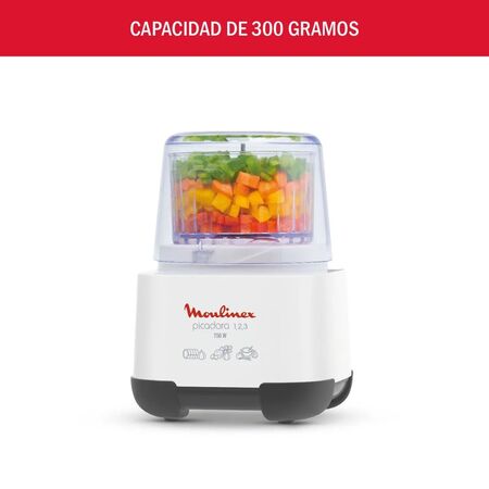 PICADORA MOULINEX MOULINETTE 1-2-3 RENEW - 700W, 300GR (AD6011AR)