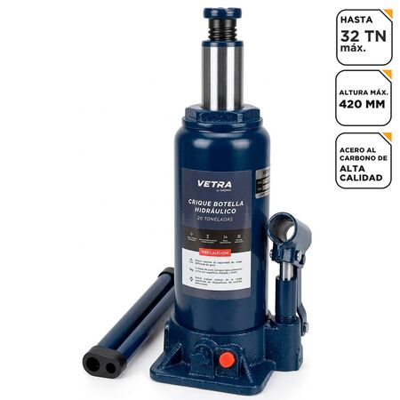 Crique Hidráulico Botella Vetra By Gadnic 32 Toneladas Gato Vehículos Pesados Universal Reforzado