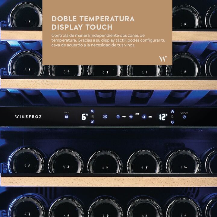 Cava Vondom Panelable Built In Doble Temperatura 39 botellas - Vista 3