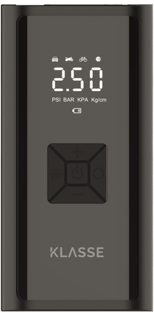 Compresor De Aire Portátil Recargable Klasse 150 PSI USB-C Auto 12V Linterna LED Inflador (KS7714)