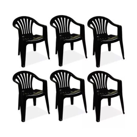 Combo x6 Sillones PVC Lautaro Quality Plastic