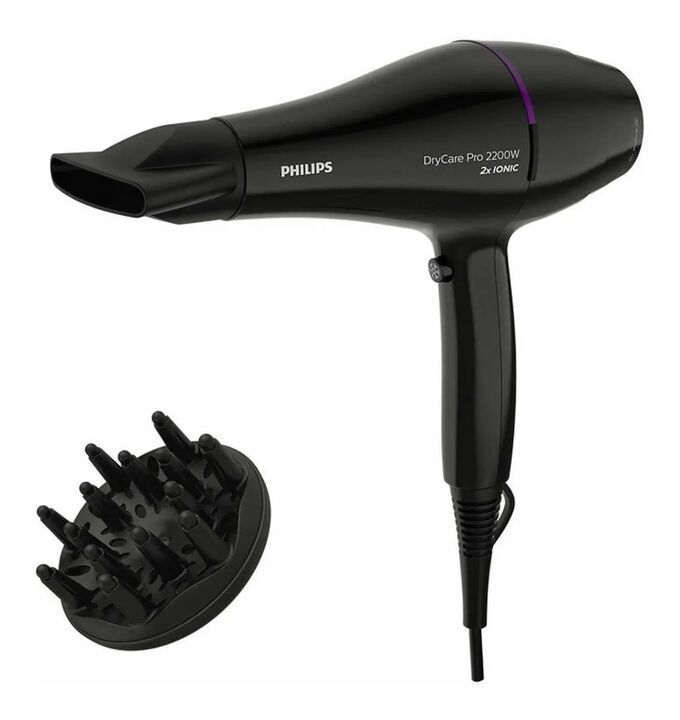 Secador De Pelo Philips Drycare Bhd274/00 2200w Color Negro - Vista principal