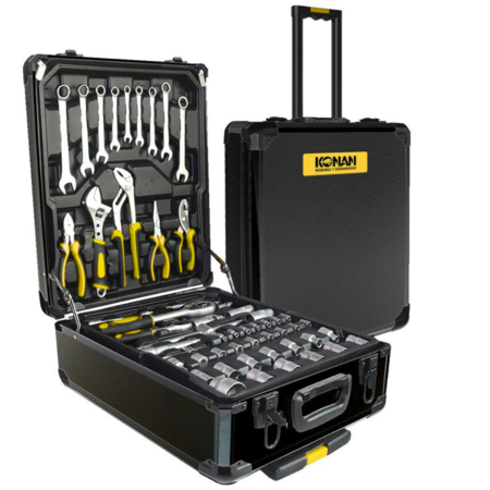 Set de herramientas manuales 262 piezas Konan Maletin