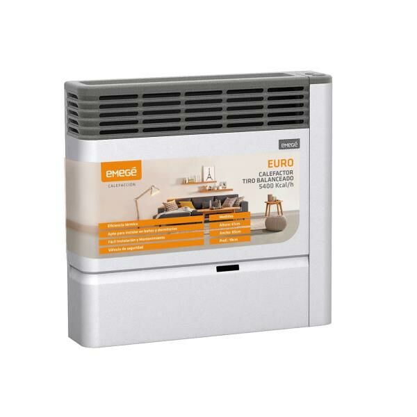 CALEFACTOR EMEGÉ EURO 2155 TB 5400 KCAL/H - MULTIGAS (CE2155B) - Vista 1