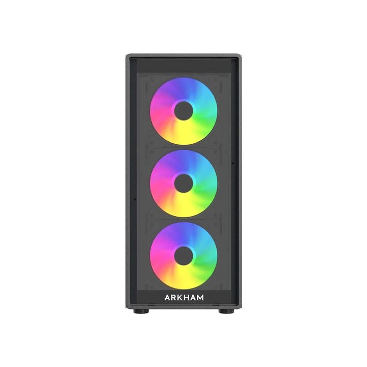 Gabinete Arkham Cancri Eco 4xFan ARGB ATX - Vista 3