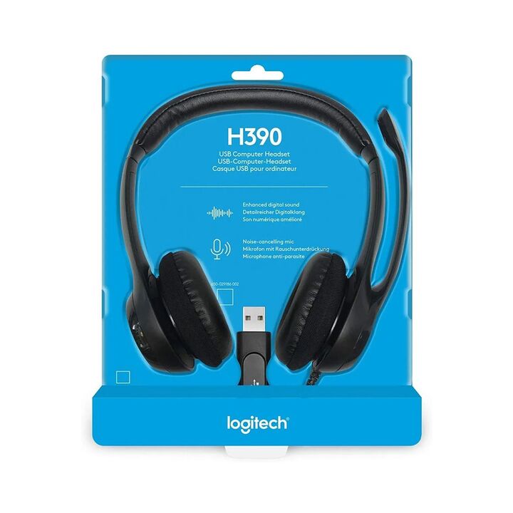 Auriculares Con Microfono Logitech H390 Usb Negro - Vista principal