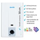 Calefon Escorial Ce-14l Gas Natural 14lts Apagado Automatico - Miniatura 5