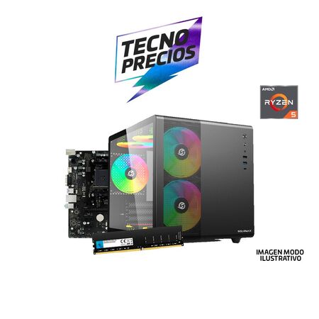 PC RYZEN 5 5600GT DDR4 16GB SSD 240GB SE ENTREGA CON SISTEMA