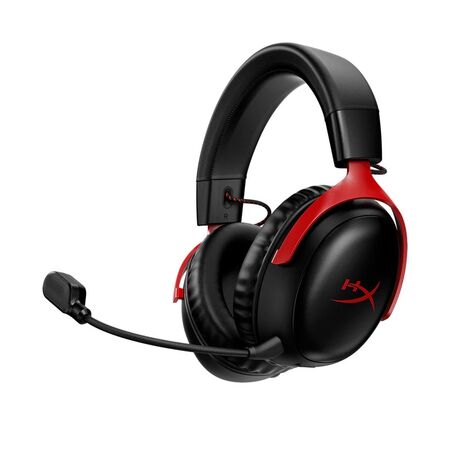 AURICULAR GAMER HYPERX CLOUD III WIRELESS BLACK/RED (77Z46AA)