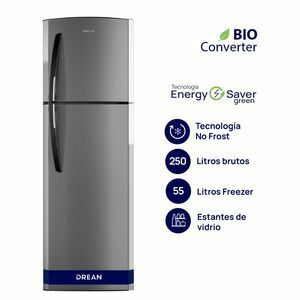 HELADERA DREAN RDA250FVRT 250LTS NO FROST STEEL - 4608831 - Vista principal