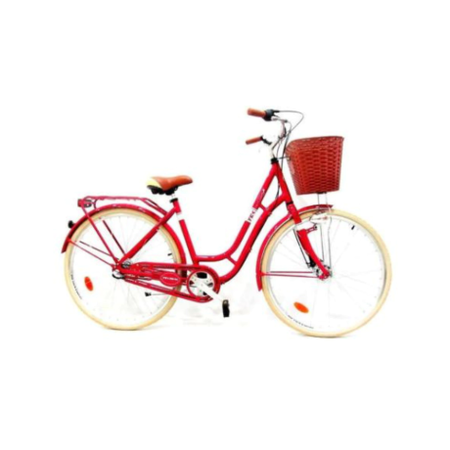 Bicicleta de Paseo para Dama Teknial Vintage Lady Rodado 28 – Rosa
