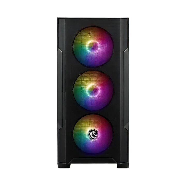Gabinete MSI Mag Forja M100A Fan RGB Sin Fuente - Vista 2