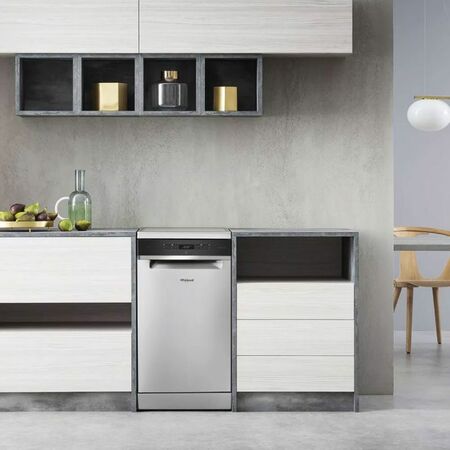 Lavavajillas WHIRLPOOL WSFO3T223PX 45cm 10 sets inverter inox A+