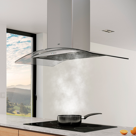 Campana de cocina para Isla TST Lacar - 90cm