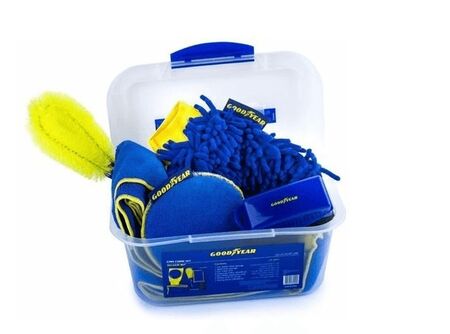 Kit Limpieza 9 Piezas De Microfibra Con Estuche Good Year GY-VCE-167