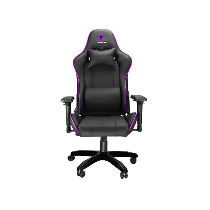 Silla Gamer Primus Thronos 200S Negra con Purpura - Vista principal