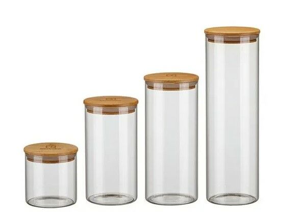 FRASCOS DE VIDRIO CON TAPA DE BAMBU ELECTROLUX. (930000061) - Vista principal