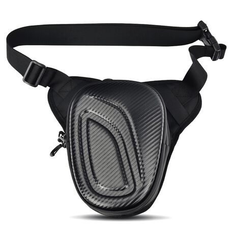 Muslera Cucyma CB-2201 Semi Rígida Riñonera Táctica Para Moto Expansible