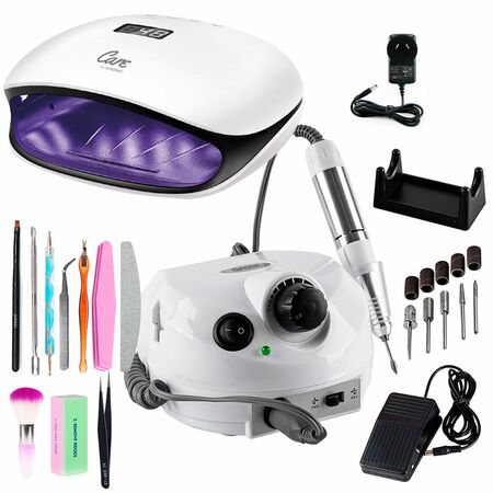 Cabina Para Uñas + Torno Para Uñas Gadnic