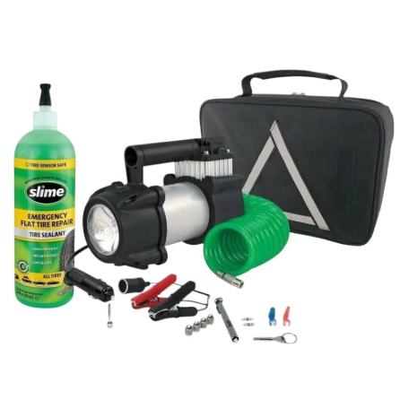 Compresor de aire slime portatil 50025 moto Bicicleta