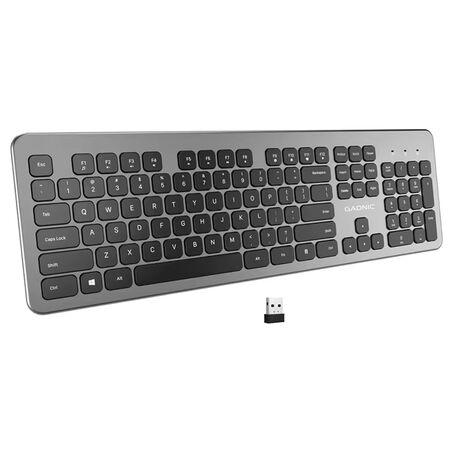 Teclado Inalámbrico Gadnic Bluetooth  USB 24G 104 Teclas Compatible con Windows iOS Android
