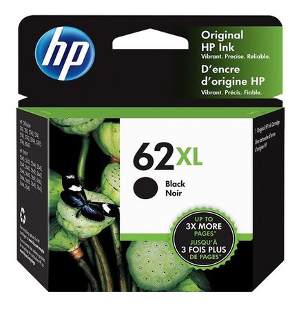 Cartucho De Tinta Hp 62xl Negra Original C2p05al