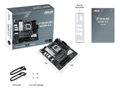 Motherboard Asus Prime B650m-a Ii Socket Am5 Micro-atx Amd - Vista 7