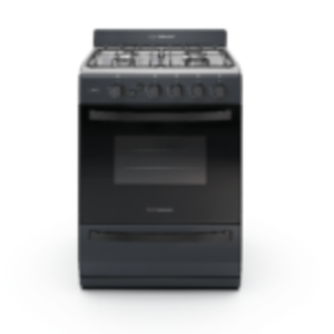 COCINA ORMAY LUMA NEGRA MULTIGAS 4H. PARRILLA REJILLAS ESMALTADAS - 4608238