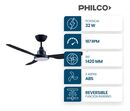 Ventilador de Techo Philco TEN56315LN 56" Negro 3 palas luz control - Miniatura 2