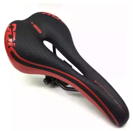 Asiento Bicicleta ddk snake antiprostatico ruta mountain color rojo