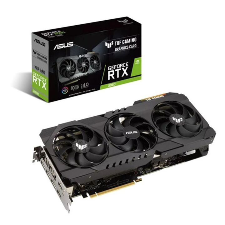 Placa de Video Geforce RTX 3080 Tuf 3X 12G OC - Vista principal