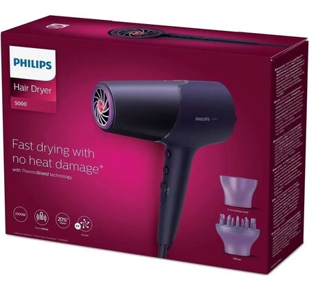 Secador De Pelo Philips Thermoshield Bhd51400 Violeta 2300w