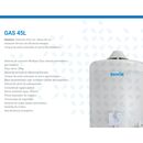 Termotanque Multigas Escorial 45lts Conexión Superior Blanco - Miniatura 6