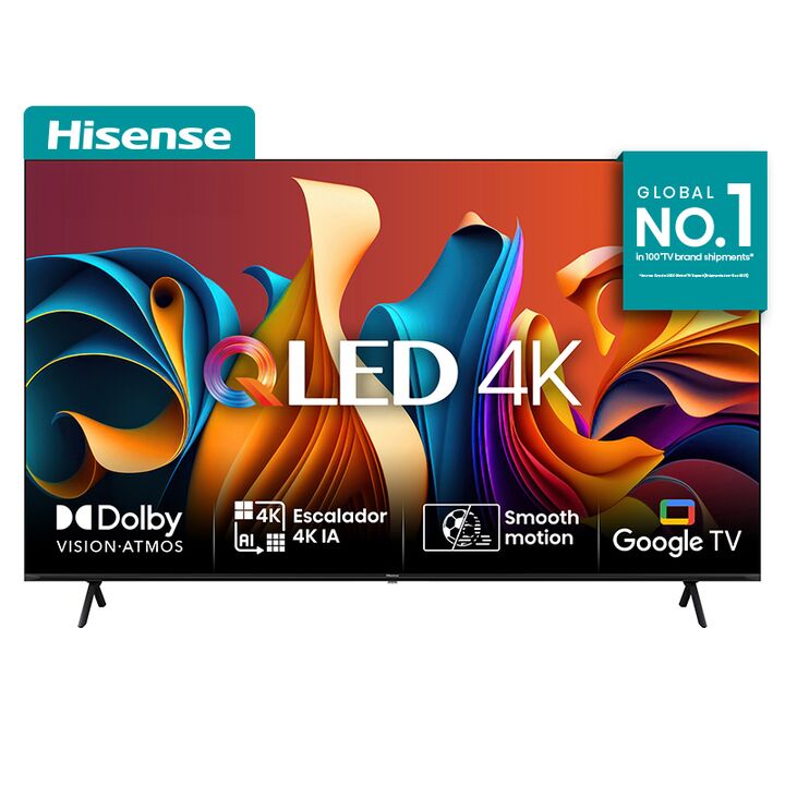 TELEVISOR LED HISENSE 4K65Q6N 65" QLED GOOGLE TV UHD - 4609390 - Vista principal