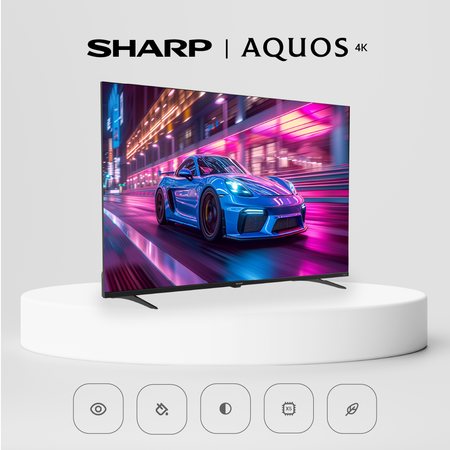 TV SHARP AQUOS 55 pulgadas 4K Google