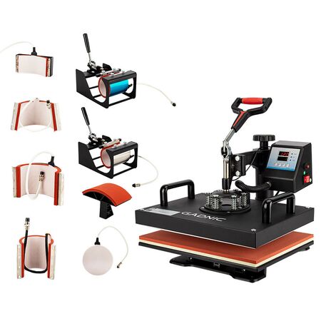 Máquina de Estampado Combinada Gadnic MS5 Multifuncional Diez en Uno