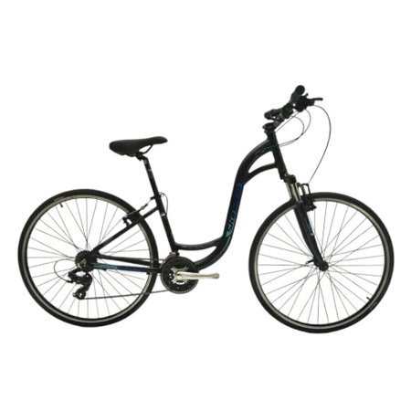 Bicicleta SkindRed Breda R28 Negro con Celeste