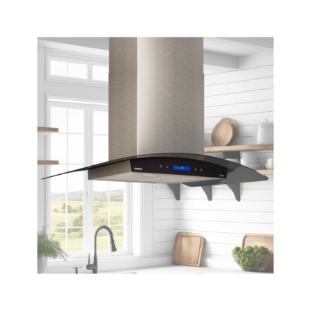 Campana para isla Llanos Arcus Touch 90cm