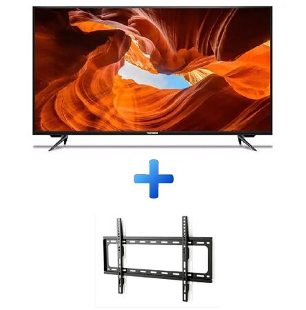 Combo Smart TV Led Telefunken 50" TK5026UG6G Google TV + Soporte LCD Wall Mount 26" a 63" De Regalo