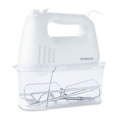 Batidora De Mano Peabody Pe-hma550 300w 4 Velocidades Blanco