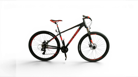 Bicicleta Raleigh Mojave 2.0 - Talle: 17"-M - Negro-Rojo - Cuadro de aluminio - FRENOS HIDRAULICOS - 21 Vel - Rodado 29 - Linea 2026.