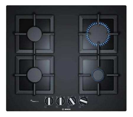 Anafe a gas BOSCH NEGRO 4 hornallas 60 cm 