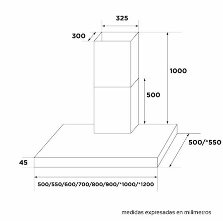 Campana Cocina Maraldi Slim Eco 60cm