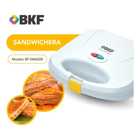 Sandwichera Bkf Bf-Sm600B 750W