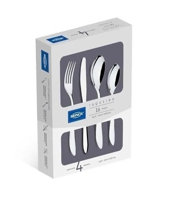 Juego de Cubirertos 24 Piezas Bellagio Brinox 5103448 - Vista principal