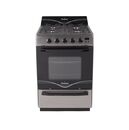 Cocina Florencia 5558F Acero Inox Multigas Encendido Electronico Luz Rejillas Fundicion - Miniatura 4