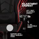 Silla Gamer Argomtech Ergo Fx De Escritorio Ergonómica Rojo - Miniatura 5