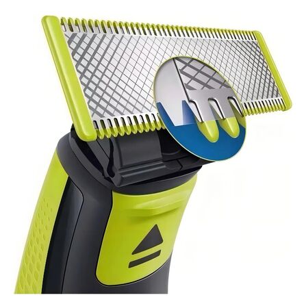 Afeitadora Philips OneBlade QP2521 verde lima y gris marengo 220V