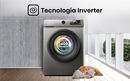 Lavarropas HISENSE WFQP8014T 8kg inverter 1400rpm gris - Miniatura 7