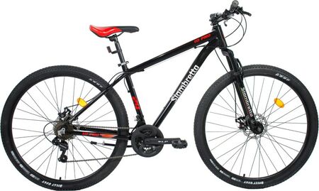 Bicicleta Mountain Bike Siambretta R29 T18 10 Pro Negro-Gris-Rojo